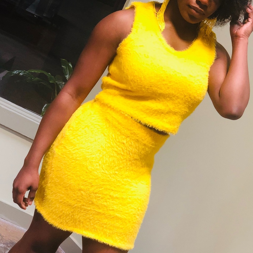 Two piece fur set